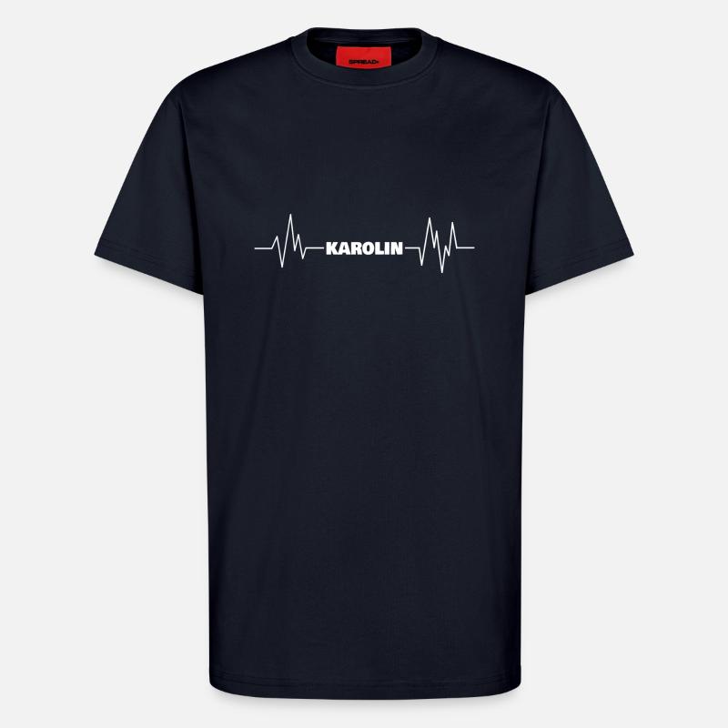 Gift for Karolin - T-Shirt - made by SPREAD - DARK NAVY