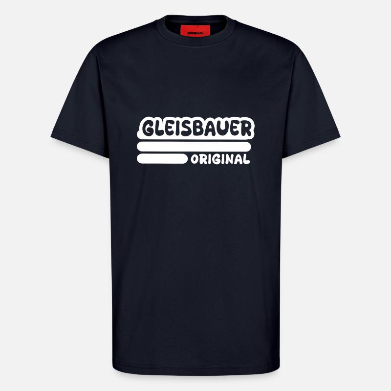 Track Builder as a Profession - T-Shirt - made by SPREAD - DARK NAVY
