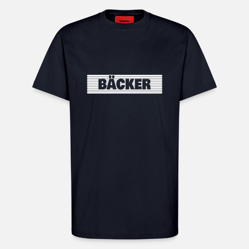 Gift for Baker - T-Shirt - made by SPREAD - DARK NAVY