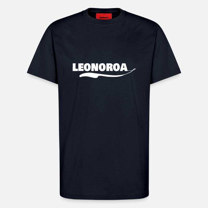 First name leonora - T-Shirt - made by SPREAD - DARK NAVY