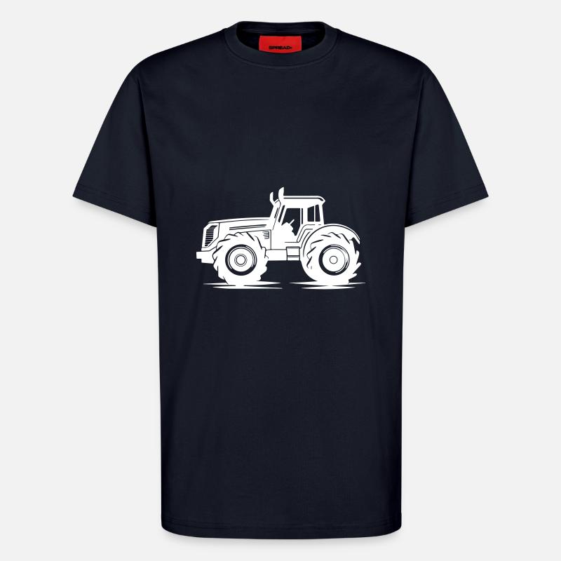 Traktor Silhouette Icon - T-Shirt - made by SPREAD - DARK NAVY