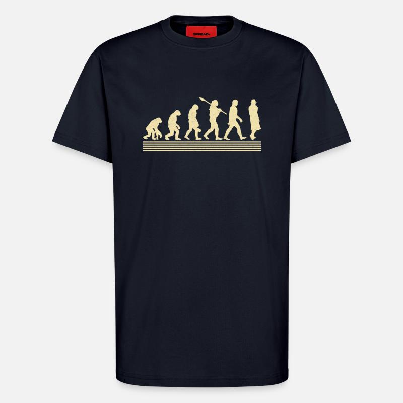 Leichenbestatter-evolution - T-Shirt - made by SPREAD - DARK NAVY