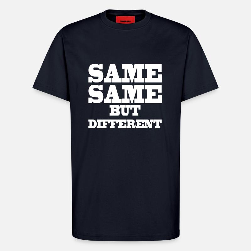 Same Same but Different - T-shirt bio décontracté fabriqué en UE - DARK NAVY