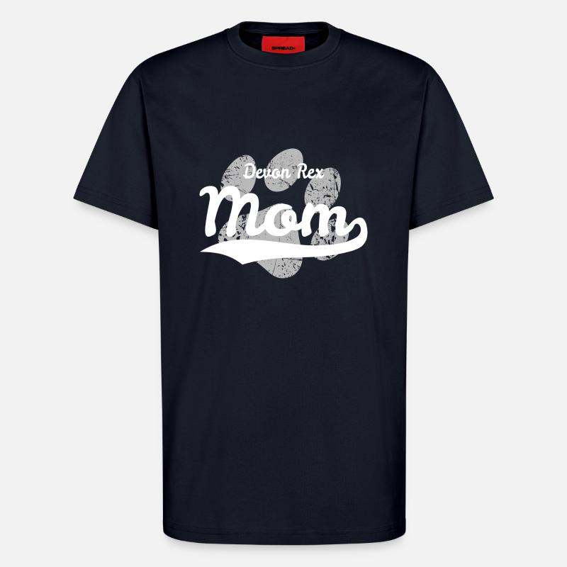 Devon Rex Mom - T-Shirt - made by SPREAD - DARK NAVY