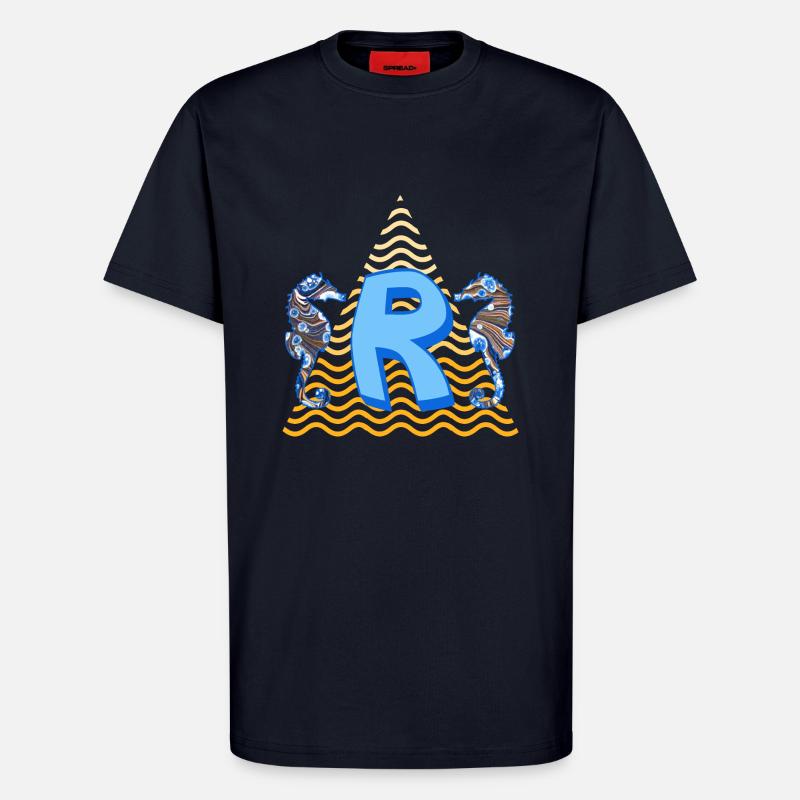 seepferdchen e 262 r - T-Shirt - made by SPREAD - DARK NAVY
