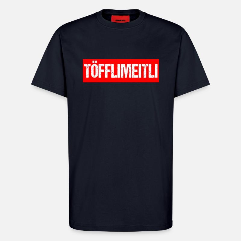 Töfflimeitl - T-Shirt - made by SPREAD - DARK NAVY