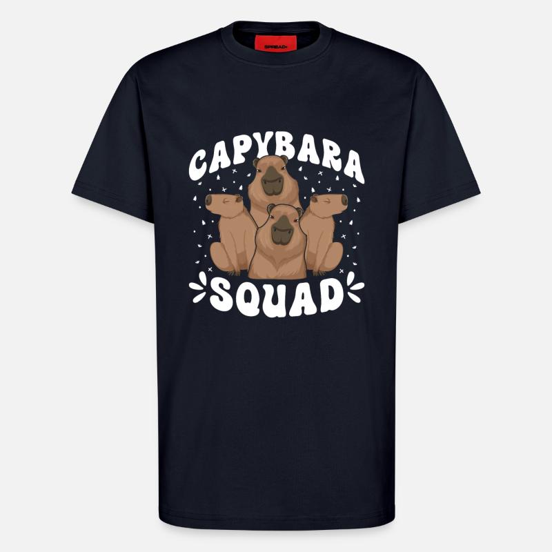 Capybara Trupp - T-Shirt - made by SPREAD - DARK NAVY