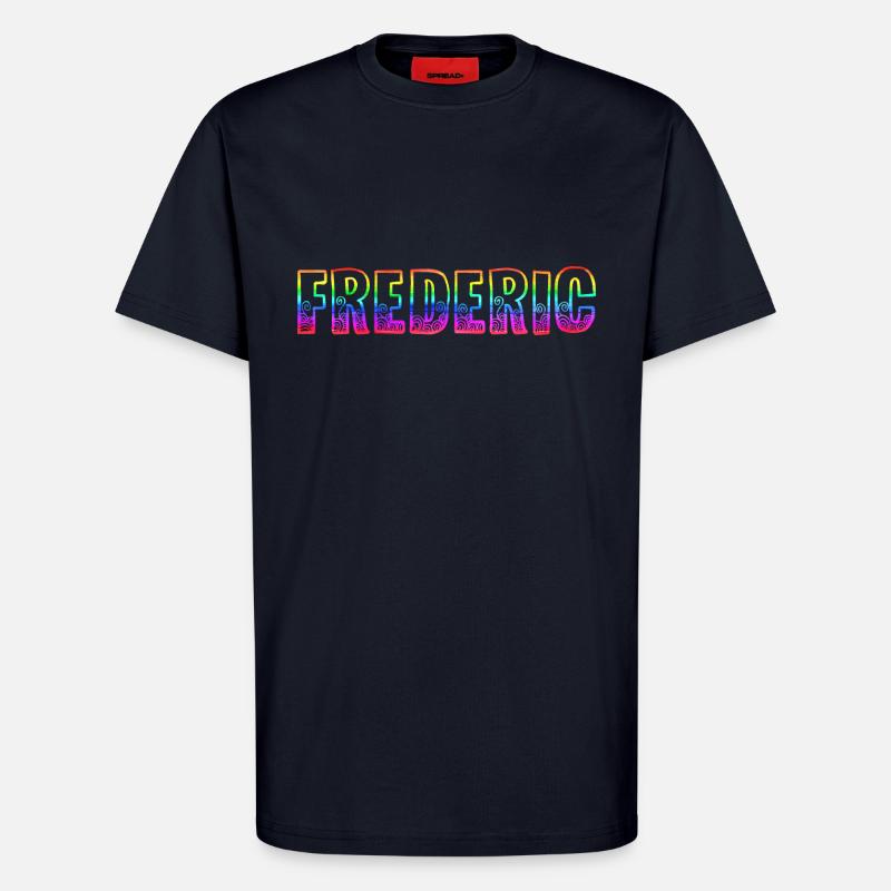 frederic rs rainbow - T-Shirt - made by SPREAD - DARK NAVY