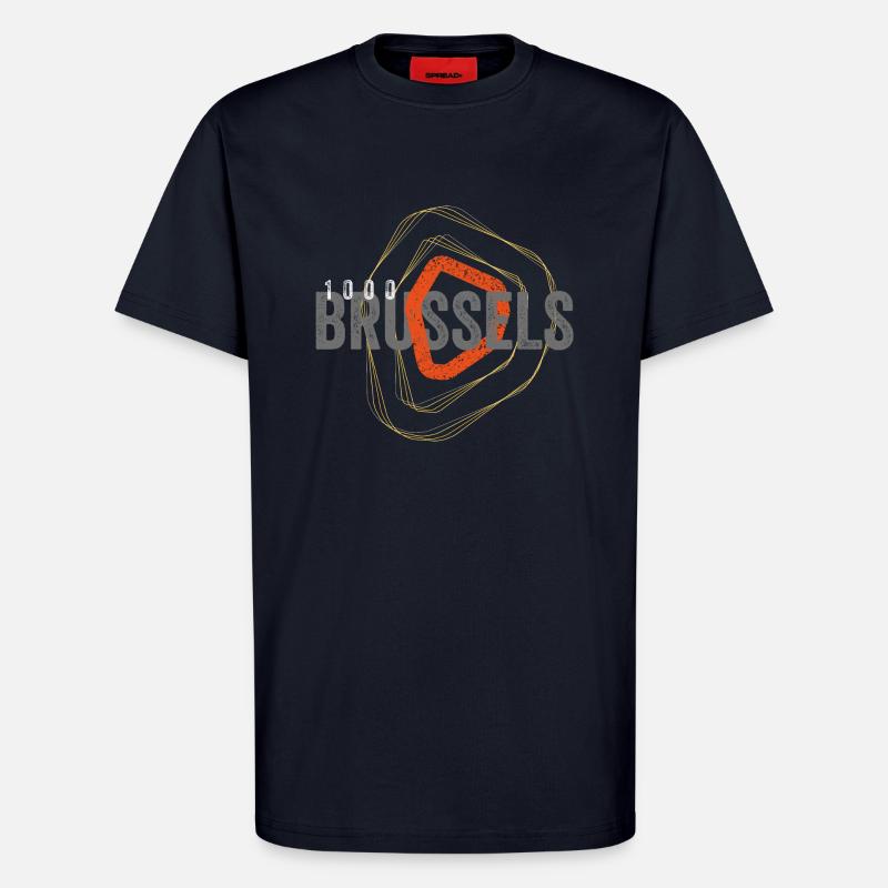 Brüssel - T-Shirt - made by SPREAD - DARK NAVY