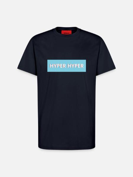 HYPER HYPER pixel - T-shirt bio décontracté fabriqué en UE - DARK NAVY