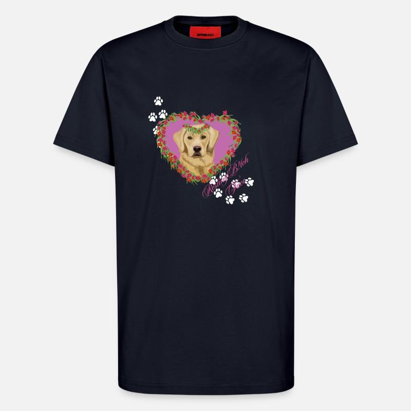 Resting B!tch Face Labrador - T-Shirt - made by SPREAD - DARK NAVY