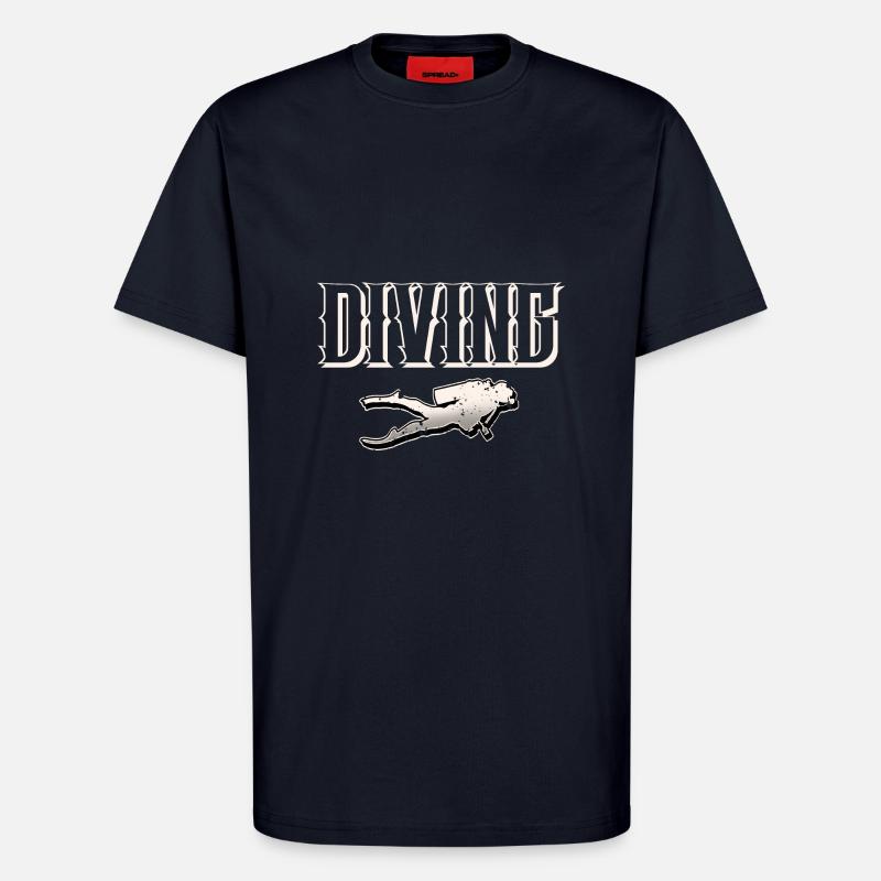 Diver Diving - T-Shirt - made by SPREAD - DARK NAVY