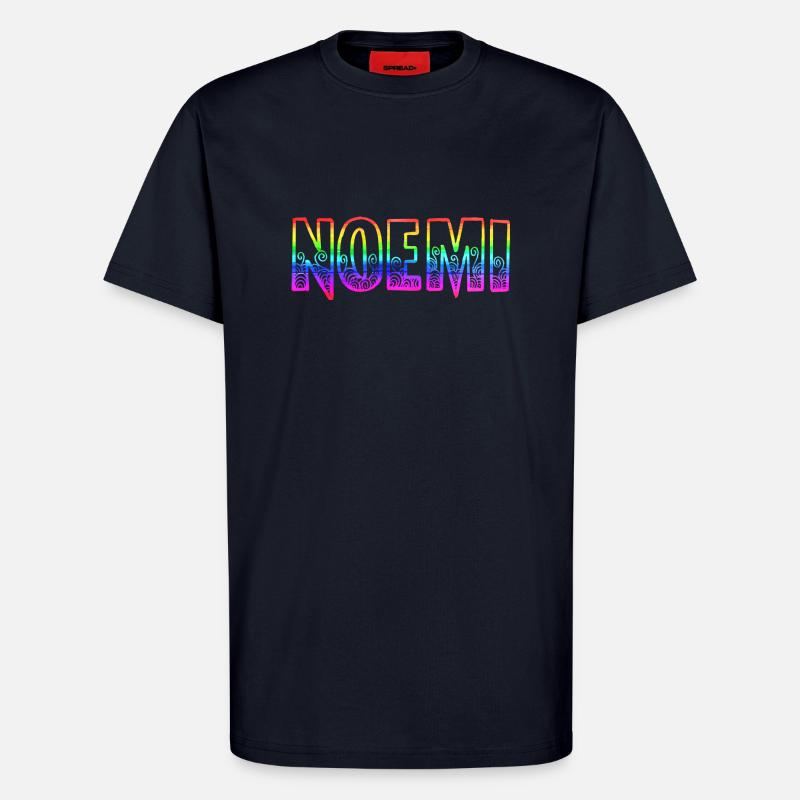noemi rs regenbogen - T-Shirt - made by SPREAD - DARK NAVY