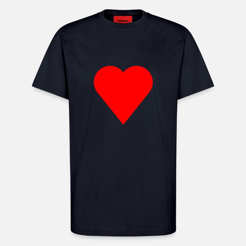 Herz - T-Shirt - made by SPREAD - DARK NAVY