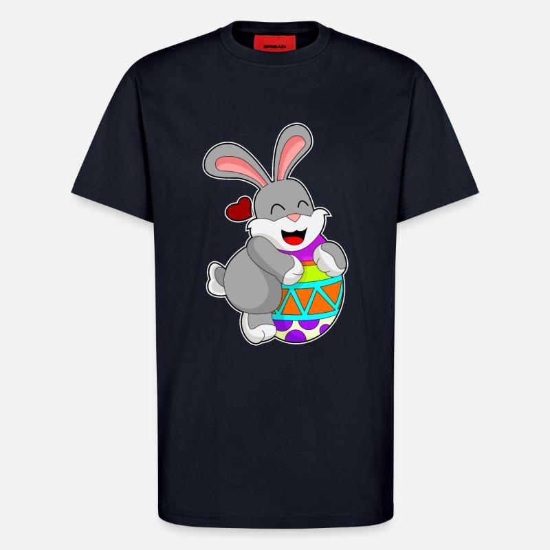 Rabbit Egg - T-Shirt - made by SPREAD - DARK NAVY