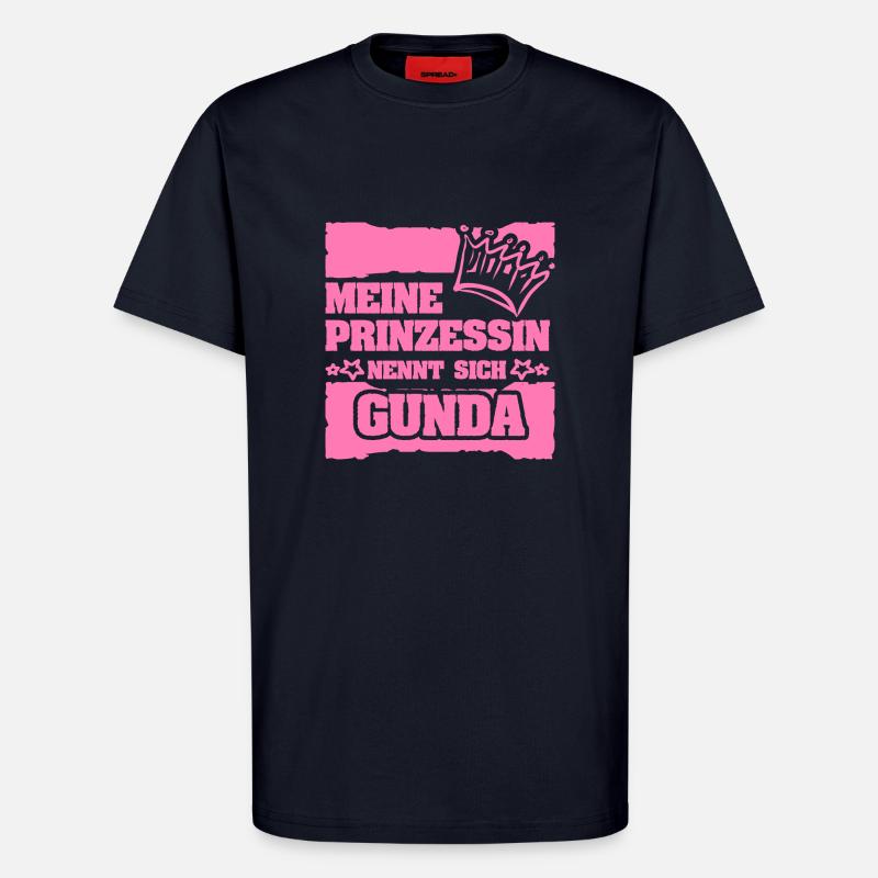 Mädchenname Gunda - T-Shirt - made by SPREAD - DARK NAVY