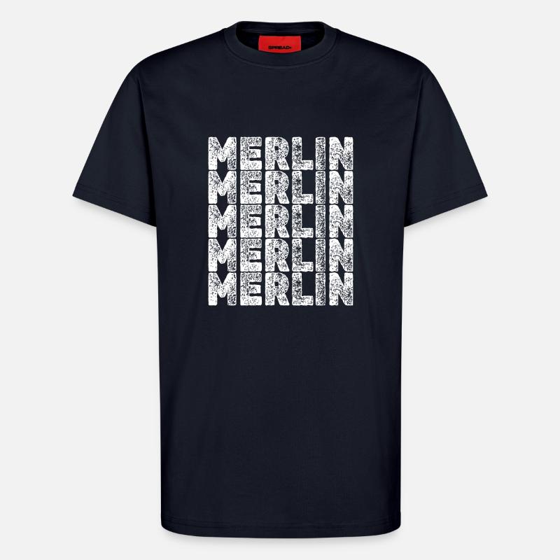 Held Merlin - T-Shirt - made by SPREAD - DARK NAVY