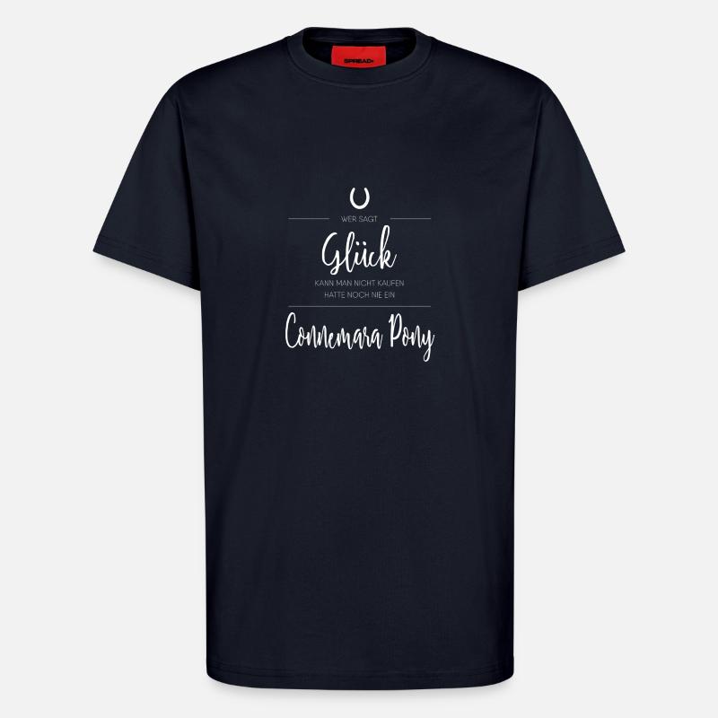 Connemara Pony Geschenk - T-Shirt - made by SPREAD - DARK NAVY