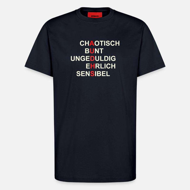 AUDHS Visibly different. Visible I. - T-Shirt - made by SPREAD - DARK NAVY