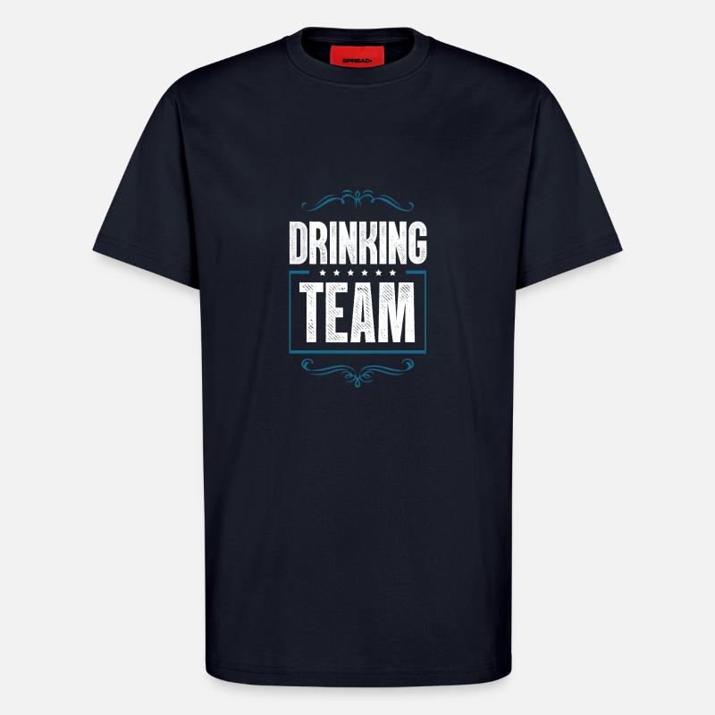 Drinking Crew - T-Shirt - made by SPREAD - DARK NAVY
