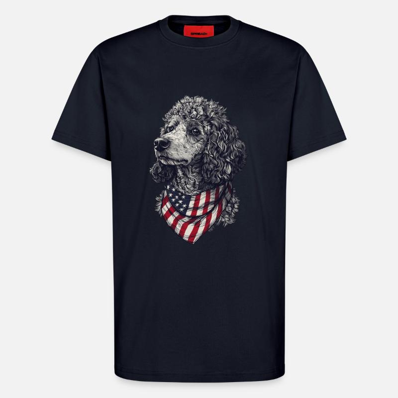 Pudel - T-Shirt - made by SPREAD - DARK NAVY
