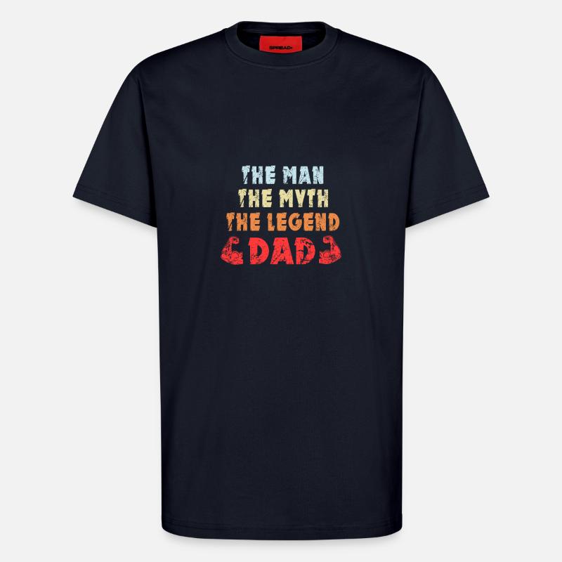 Papa helden design - T-Shirt - made by SPREAD - DARK NAVY