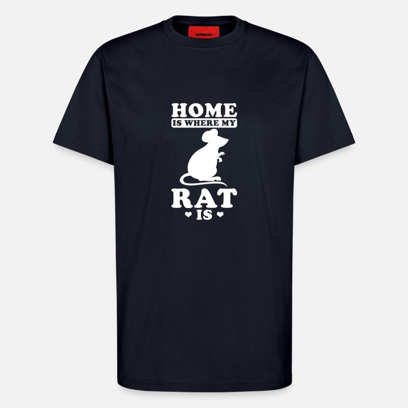 Ratte - T-Shirt - made by SPREAD - DARK NAVY