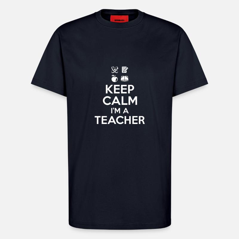 Keep Calm Lehrer - T-Shirt - made by SPREAD - DARK NAVY