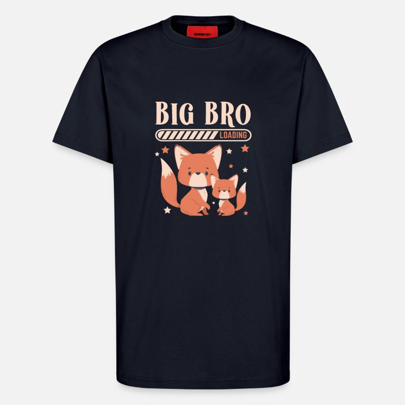 Großer Bruder Loading Big Bro - T-Shirt - made by SPREAD - DARK NAVY