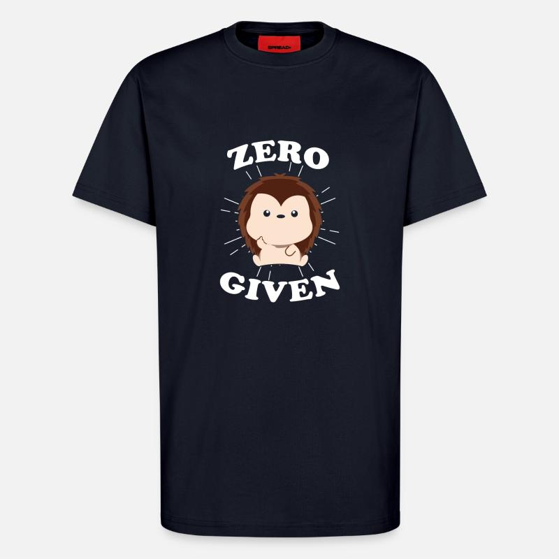 Igel Mittelfinger - T-Shirt - made by SPREAD - DARK NAVY