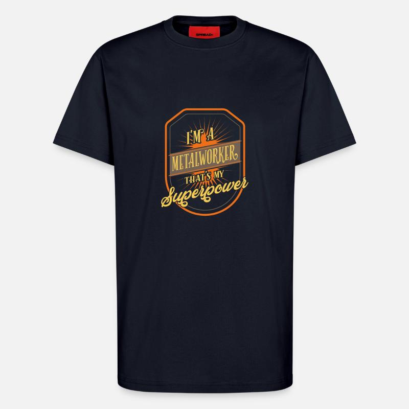 Metallarbeiter Metallverarbeiter - T-Shirt - made by SPREAD - DARK NAVY