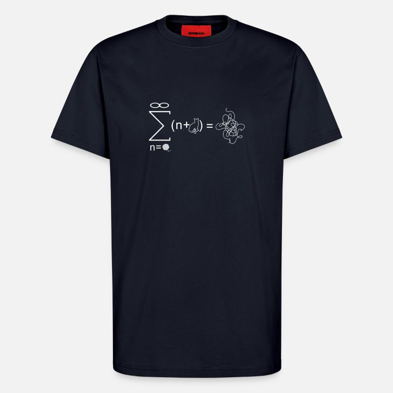 Stringtheorie Physiker Physik Geschenk - T-Shirt - made by SPREAD - DARK NAVY