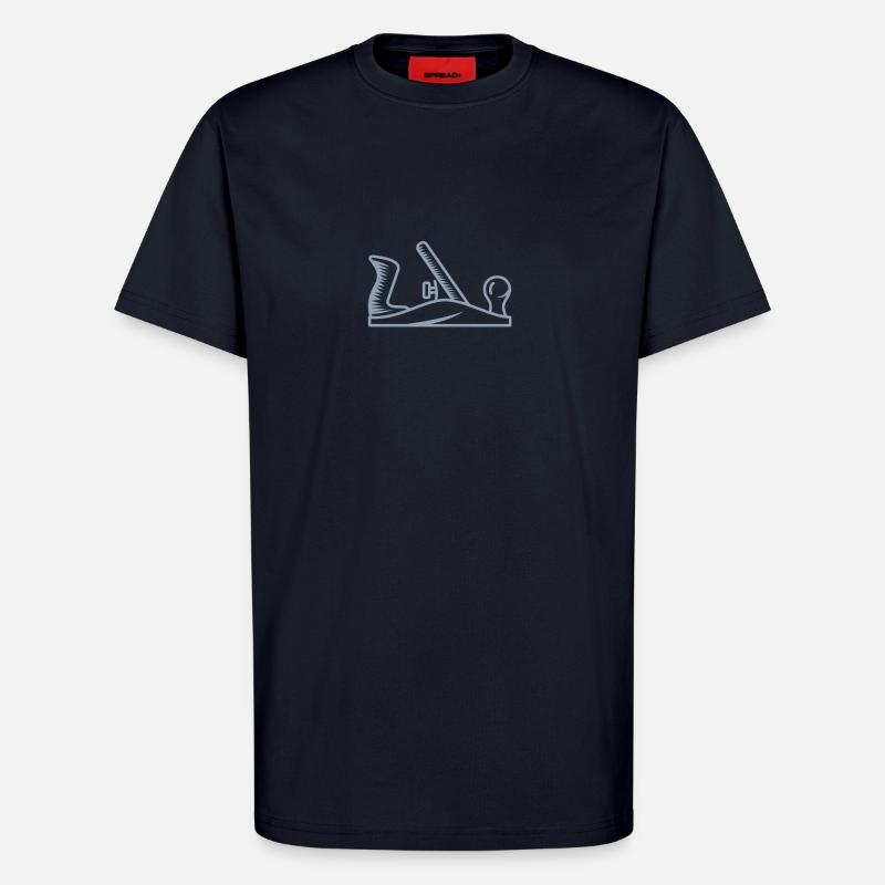 Planer Design Carpenter Carpenter - T-Shirt - made by SPREAD - DARK NAVY