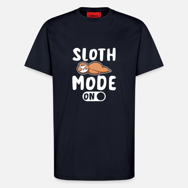 Sloth mode on - T-Shirt - made by SPREAD - DARK NAVY