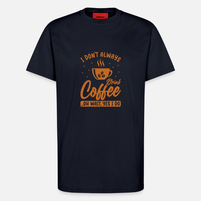 Kaffee - T-Shirt - made by SPREAD - DARK NAVY