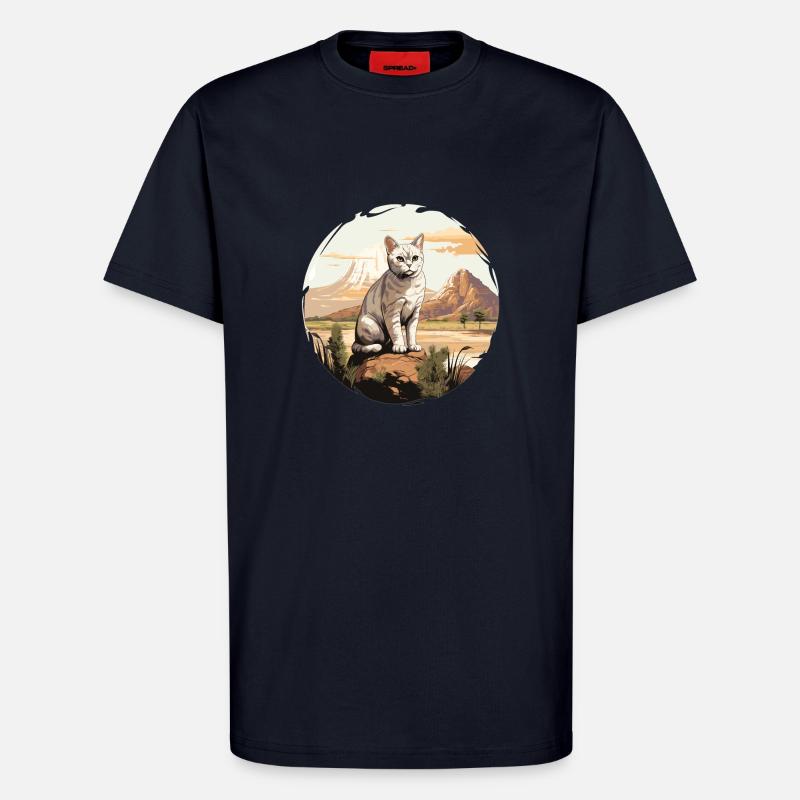 Burmilla Kätzchen Burmilla Katze - T-Shirt - made by SPREAD - DARK NAVY