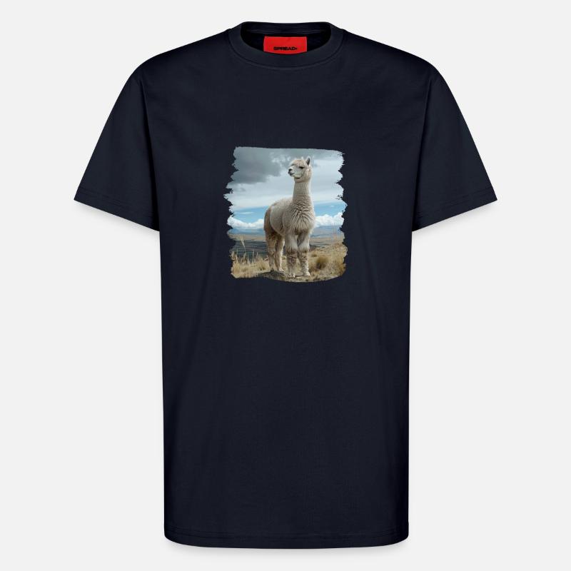 Alpaca Alpacas Alpaca - T-Shirt - made by SPREAD - DARK NAVY