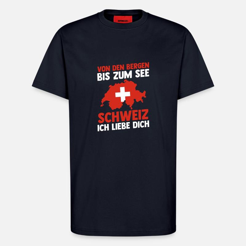 Schweizer Schweiz - T-Shirt - made by SPREAD - DARK NAVY