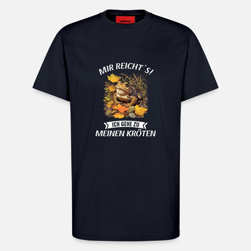 Toad Kröten Kröte - T-Shirt - made by SPREAD - DARK NAVY