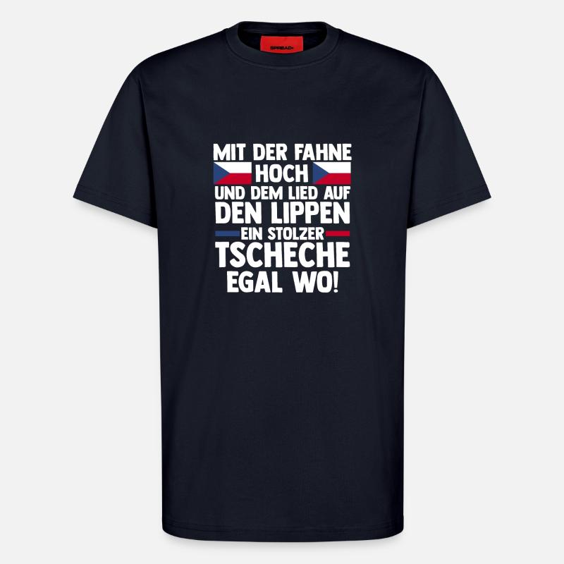 Tschechen Tschechisch Tschechien - T-Shirt - made by SPREAD - DARK NAVY
