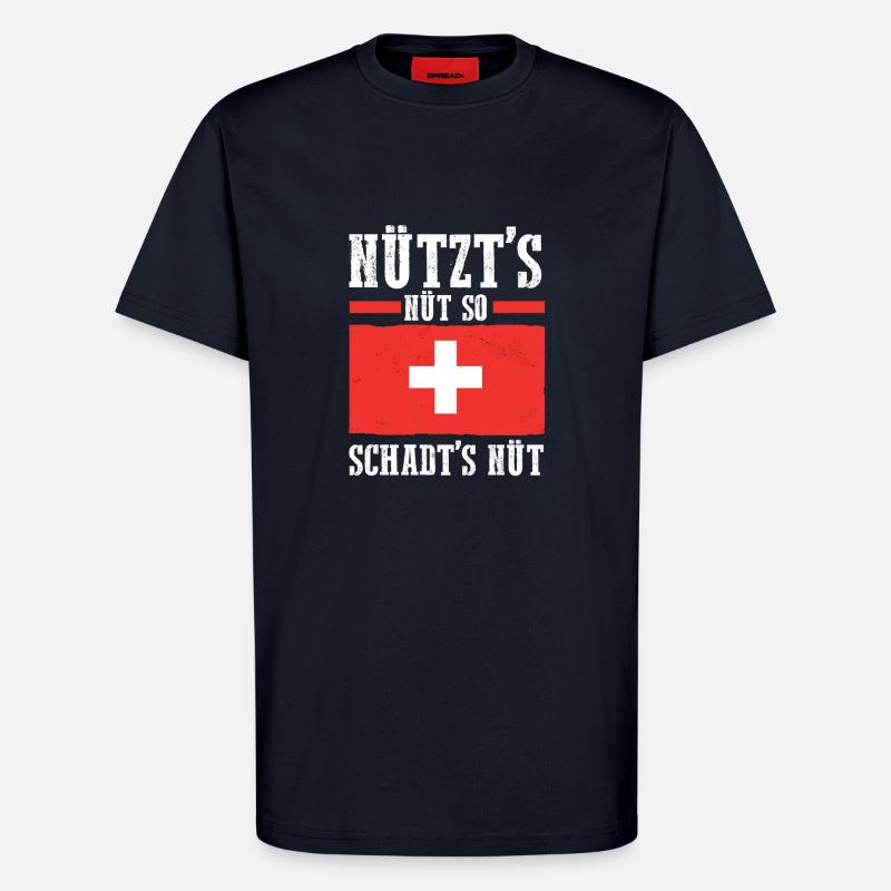 Schweizer Schweiz - T-Shirt - made by SPREAD - DARK NAVY