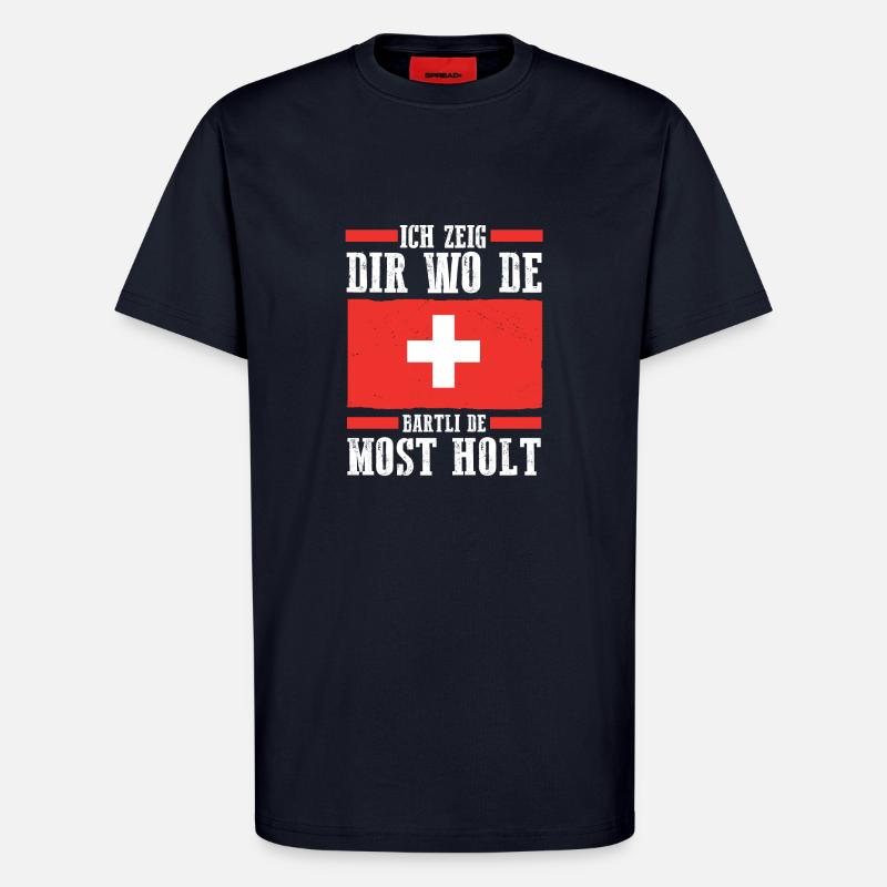 Schweizer Schweiz - T-Shirt - made by SPREAD - DARK NAVY