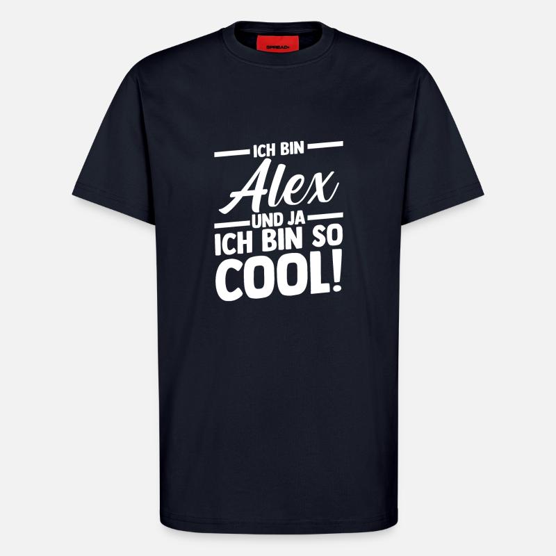 Alexander Alexandra Alexa Alex - T-Shirt - made by SPREAD - DARK NAVY