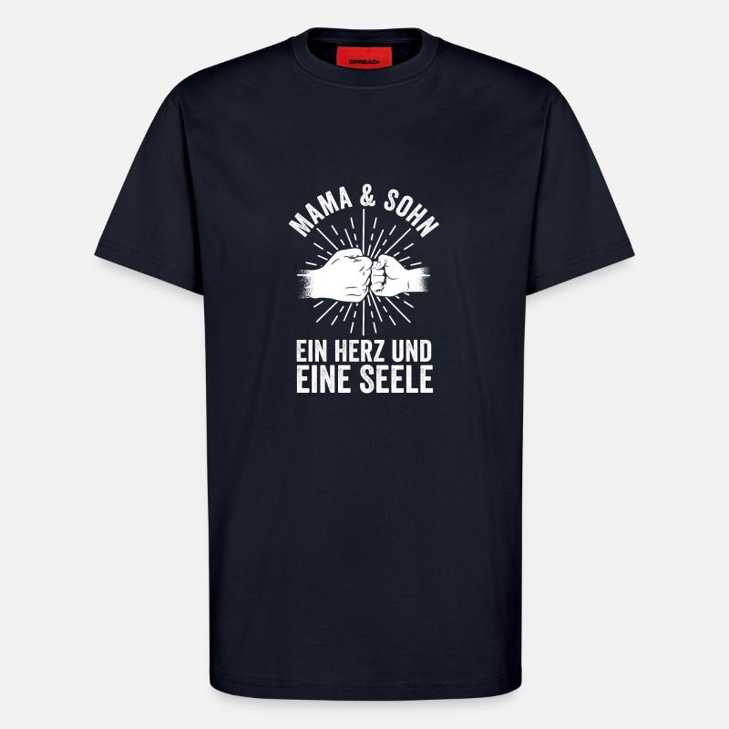Mutter Mama Und Sohn - T-Shirt - made by SPREAD - DARK NAVY