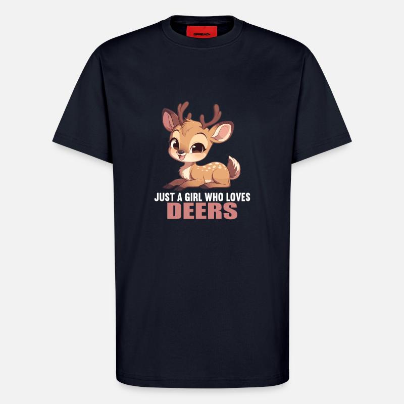 Hirsche Hirsch - T-Shirt - made by SPREAD - DARK NAVY