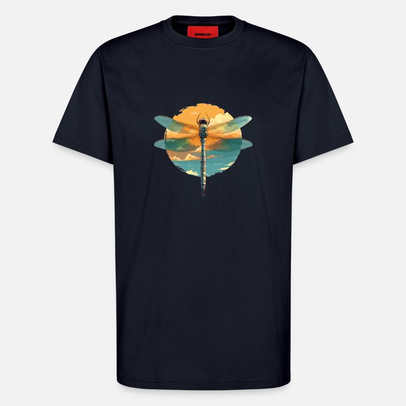 Libellen Libelle - T-Shirt - made by SPREAD - DARK NAVY