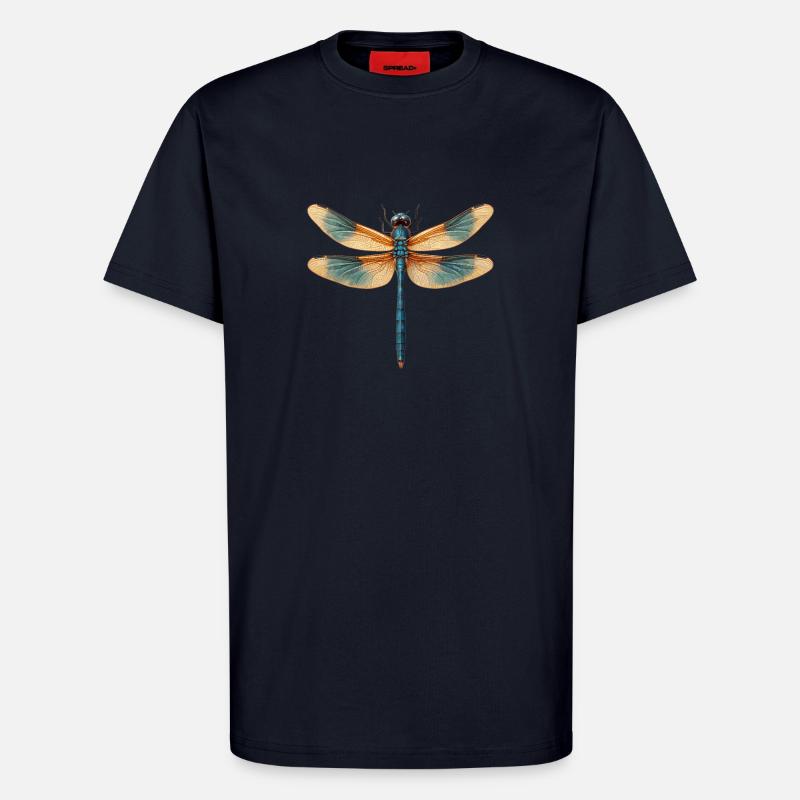 Libellen Libelle - T-Shirt - made by SPREAD - DARK NAVY