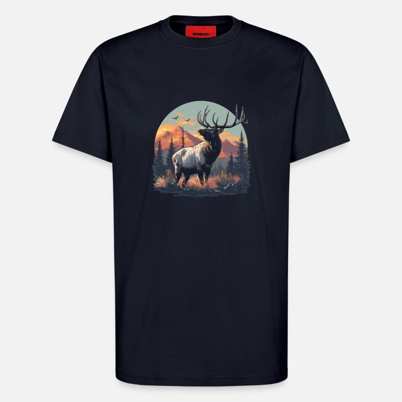 Moose Moose - T-Shirt - made by SPREAD - DARK NAVY