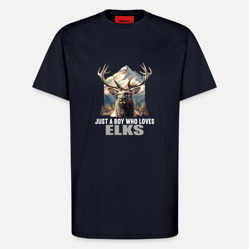 Elche Elch - T-Shirt - made by SPREAD - DARK NAVY