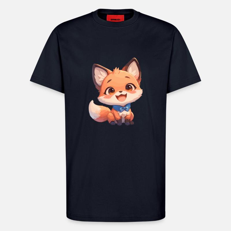 Foxes Fox - T-Shirt - made by SPREAD - DARK NAVY